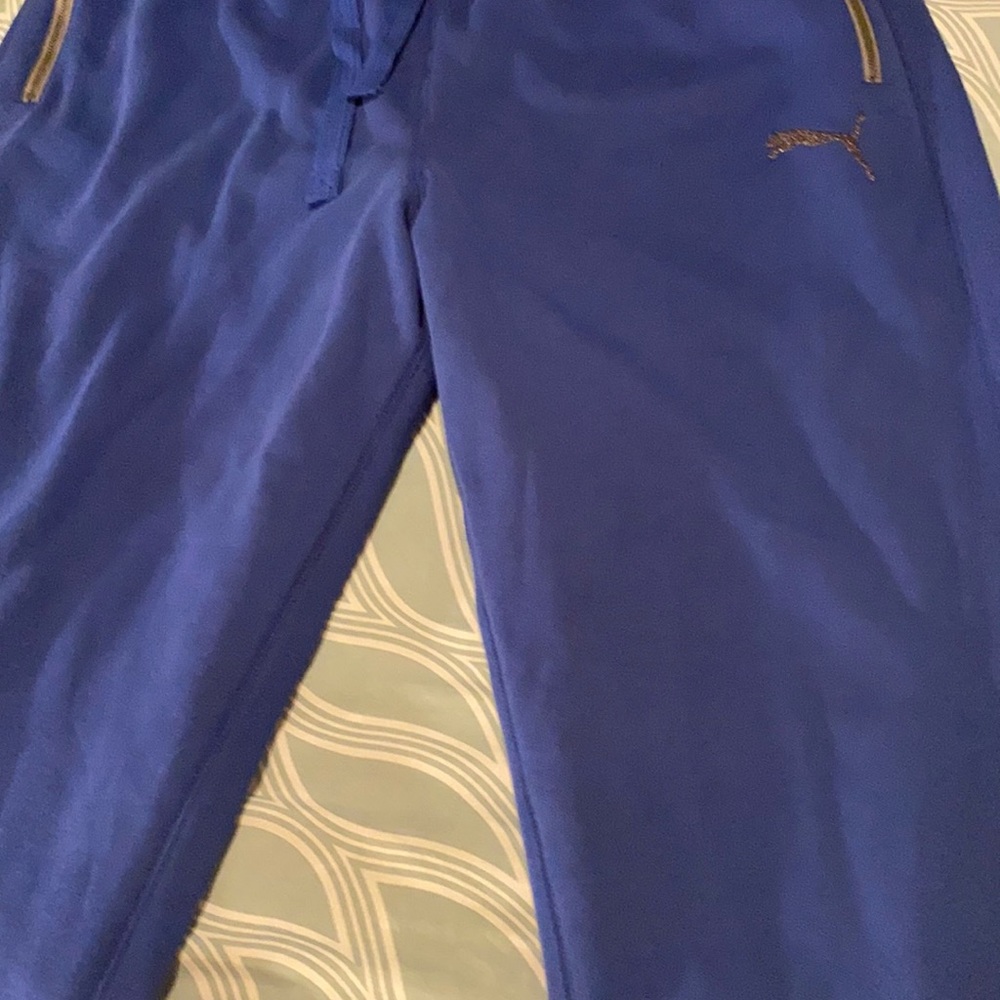 BRAND NEW W/TAGS, ROYAL BLUE 2xl PUMA SWEATPANTS.